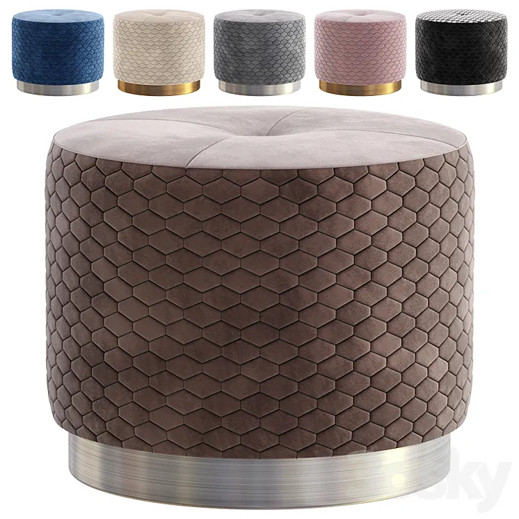 Pouf Honey by inmyroom.ru\/Пуф Мед 3D Model Free Download