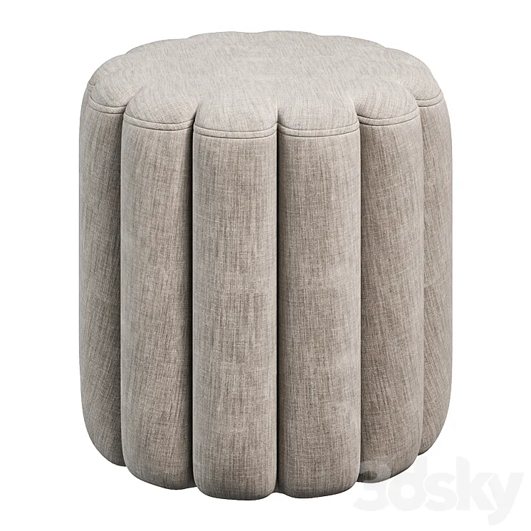 Pouf Justyna 3D Model Free Download