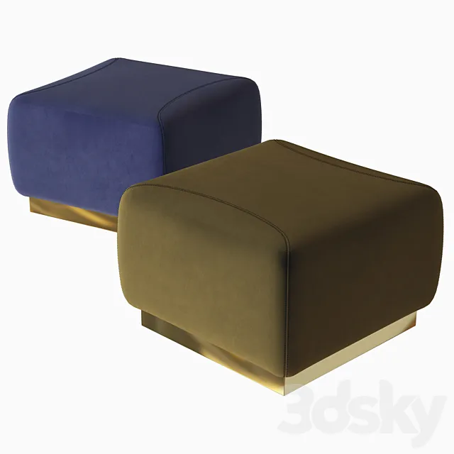 pouf mike laskasas 3DModel pouf mike laskasas 3DModel