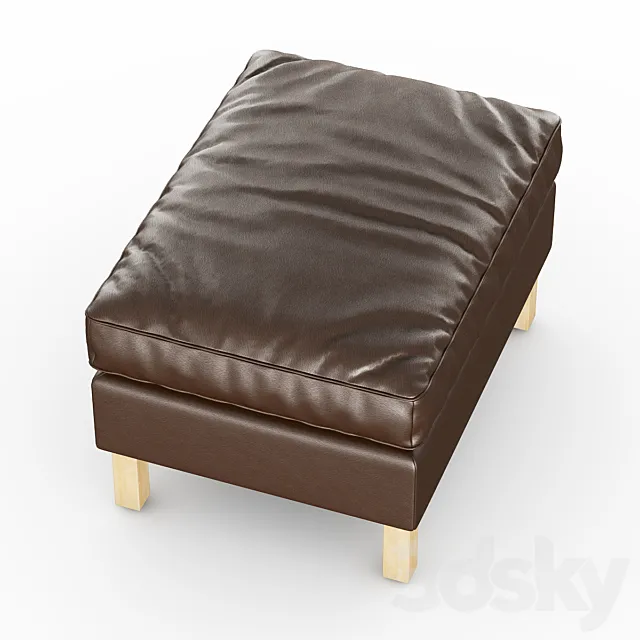 Pouf Mogensen 3D Model Pouf Mogensen 3D Model