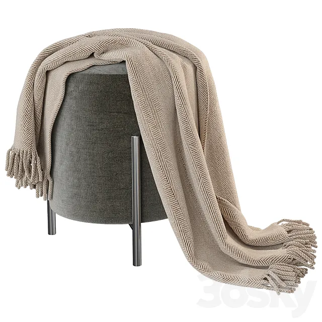 Pouf Myimagination 3D Model Pouf Myimagination 3D Model