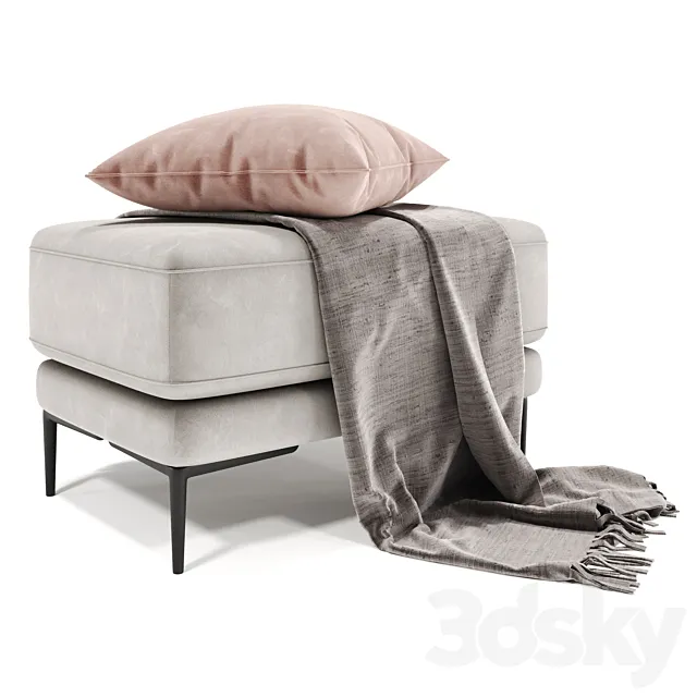 Pouf Norton 3D Model