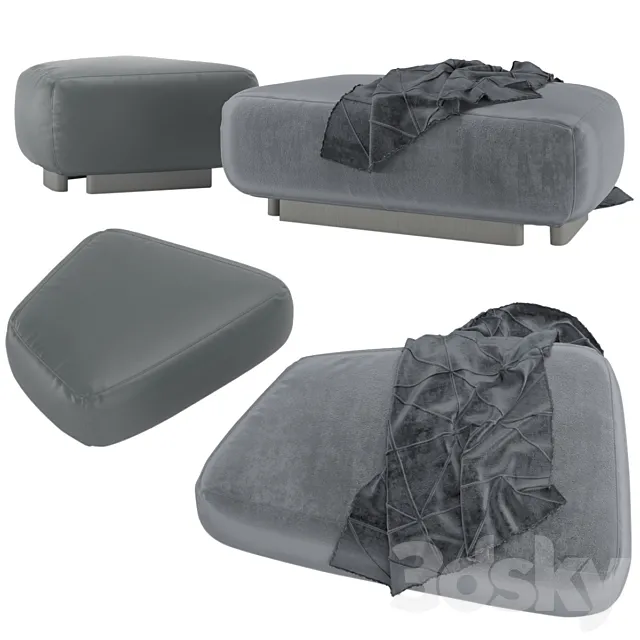 Pouf Piet Boon NOOR pouf 3DModel Pouf Piet Boon NOOR pouf 3DModel