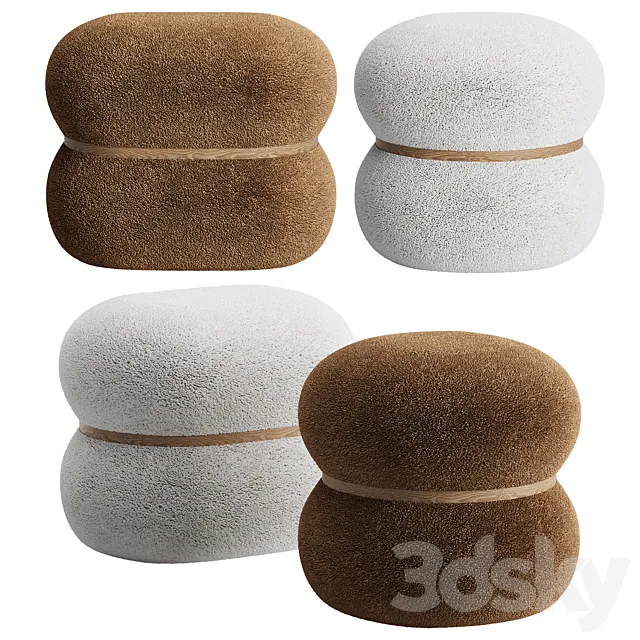 Pouf Polly 3D Model