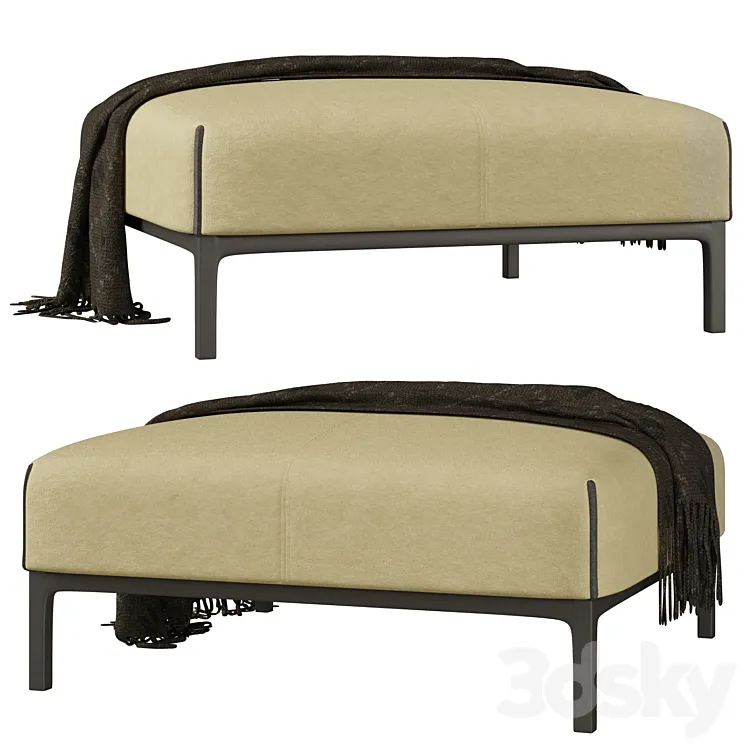 Pouf Raglan Home by Andreu World 3D Model Free Download