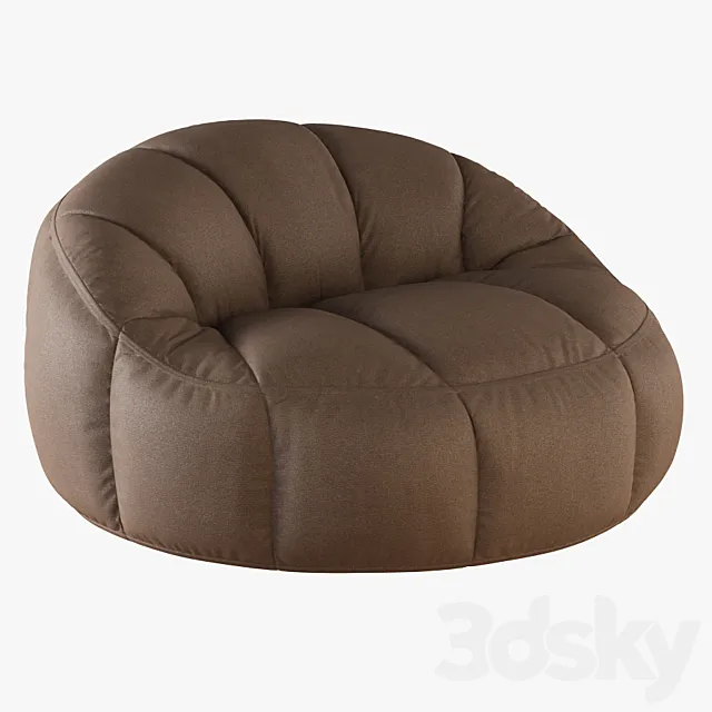 Pouf rondo 3D Model Pouf rondo 3D Model