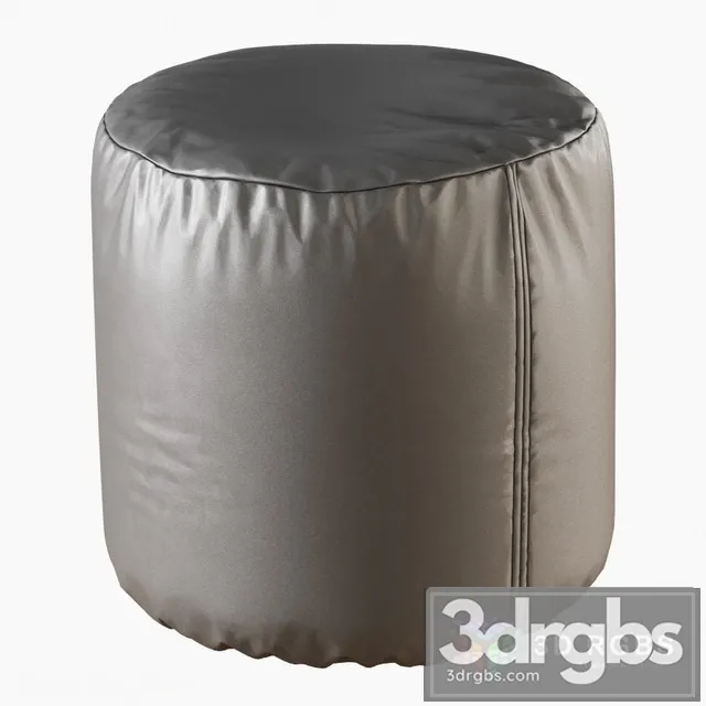 Pouf Round 3D Model Download