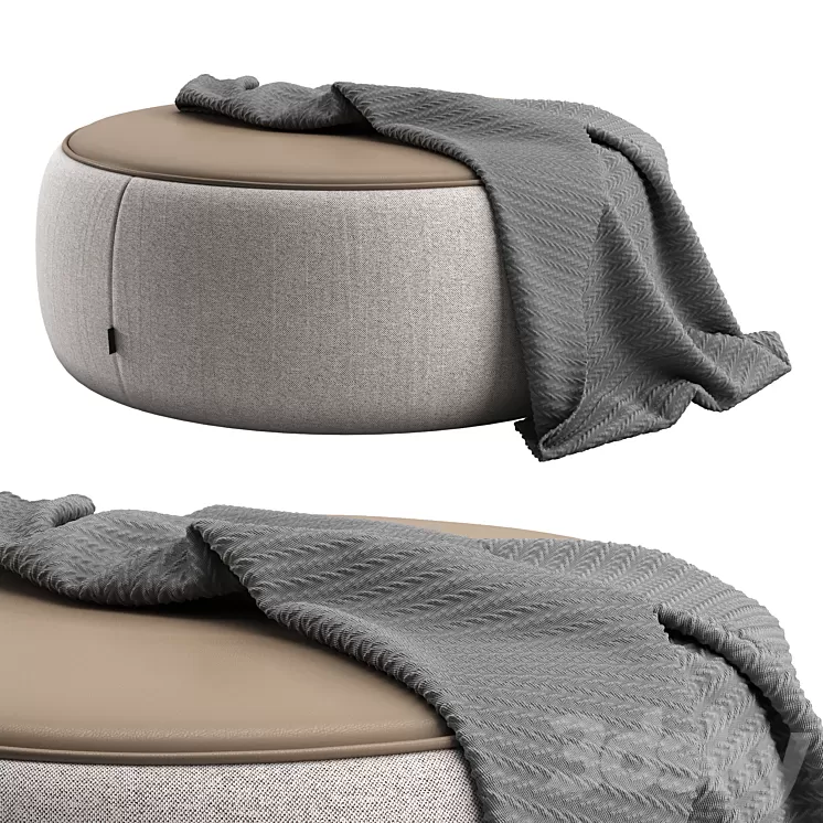 Pouf SEBASTIAN by LASKASAS 3D Model Pouf SEBASTIAN by LASKASAS 3D Model