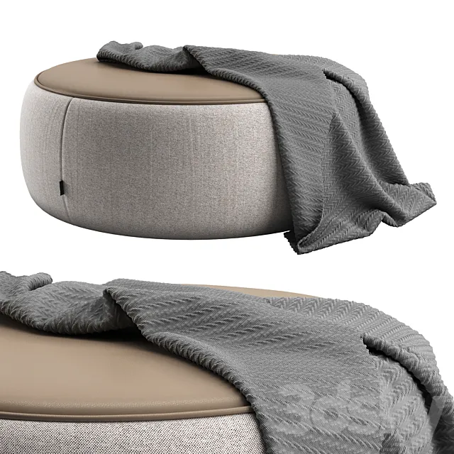 Pouf SEBASTIAN by LASKASAS 3DModel Pouf SEBASTIAN by LASKASAS 3DModel