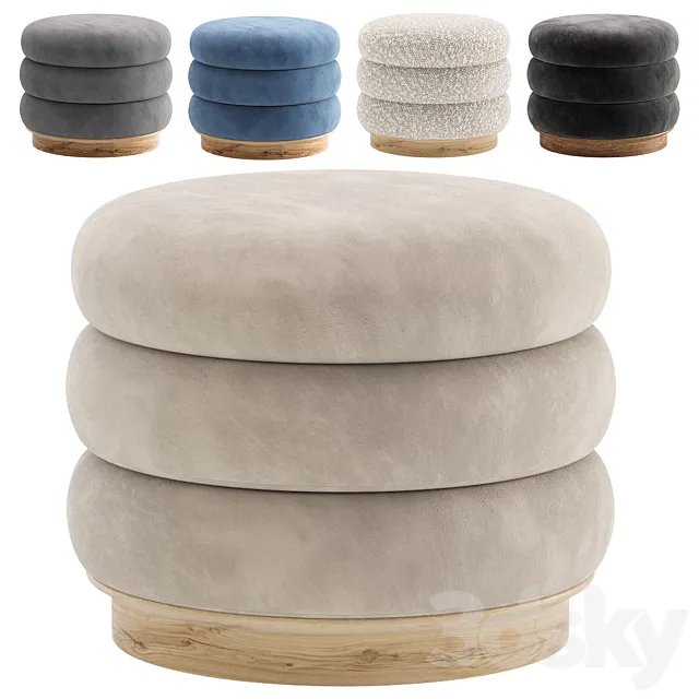Pouf SELS by Cazarina Interiors_Пуф СЕЛС 3D Model Pouf SELS by Cazarina Interiors_Пуф СЕЛС 3D Model