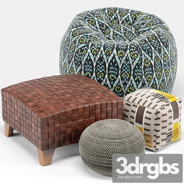 Pouf set 2 Pouf set 2