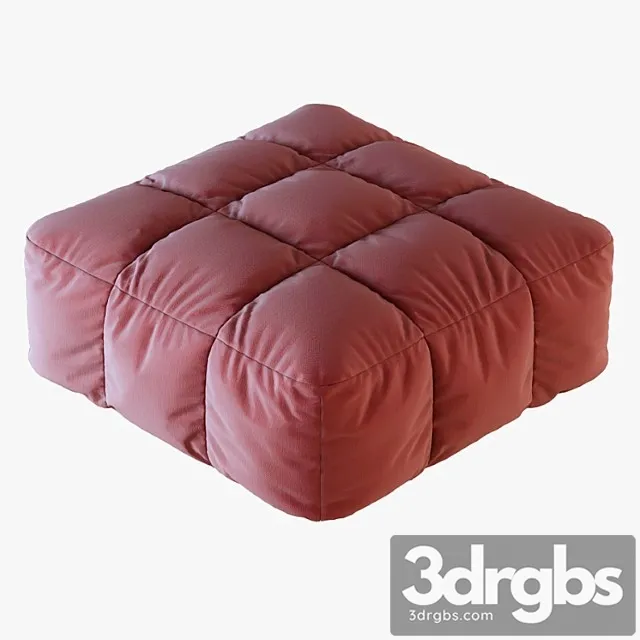 Pouf strips arflex 2 3D Model Download