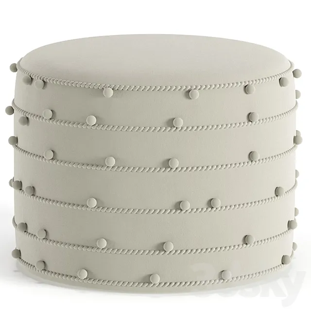 Pouf Target 4 Set 3DModel