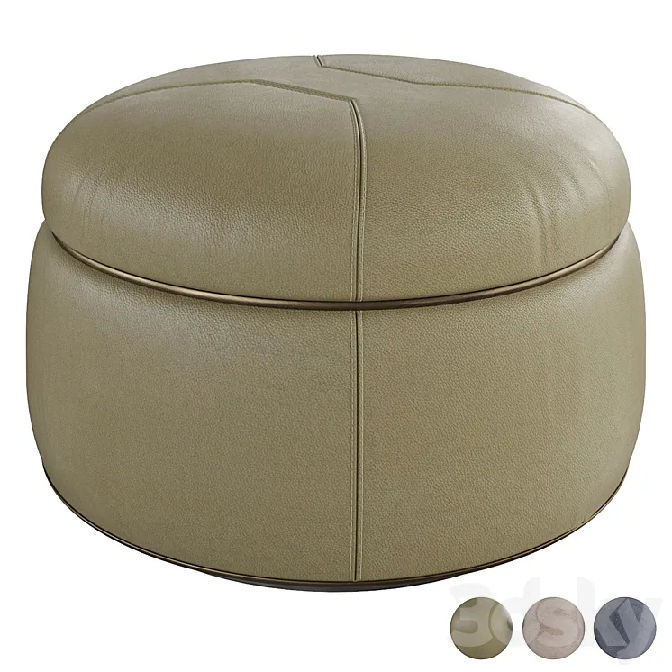 Pouf Tuffet 3D Model Free Download
