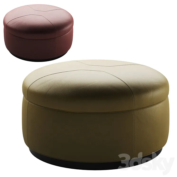 Pouf TUFFET by Minotti 3D Model Free Download