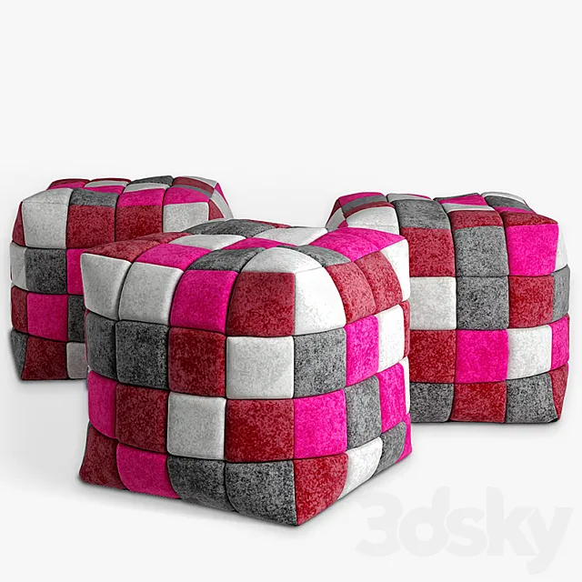 pouf tula 3DModel pouf tula 3DModel