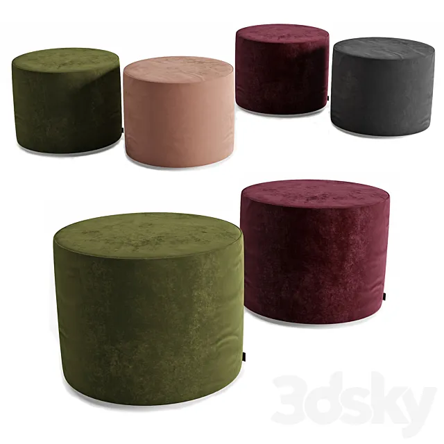 Pouf vinci 3D Model Pouf vinci 3D Model