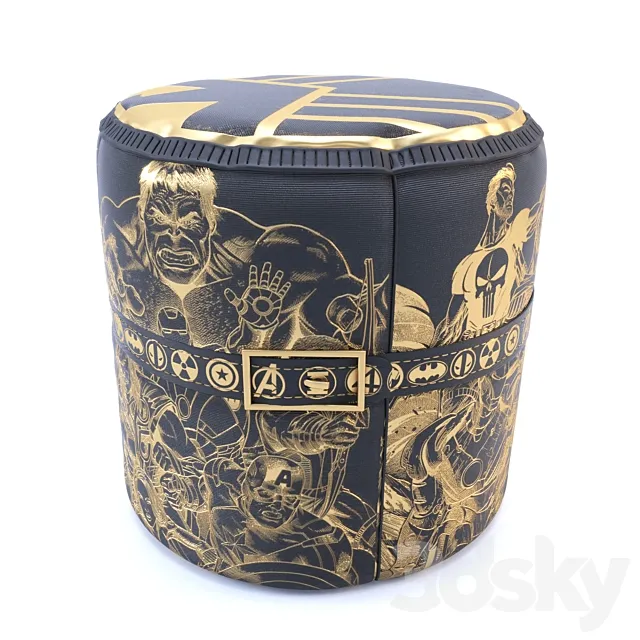 Pouf_marvel 3DModel Pouf_marvel 3DModel