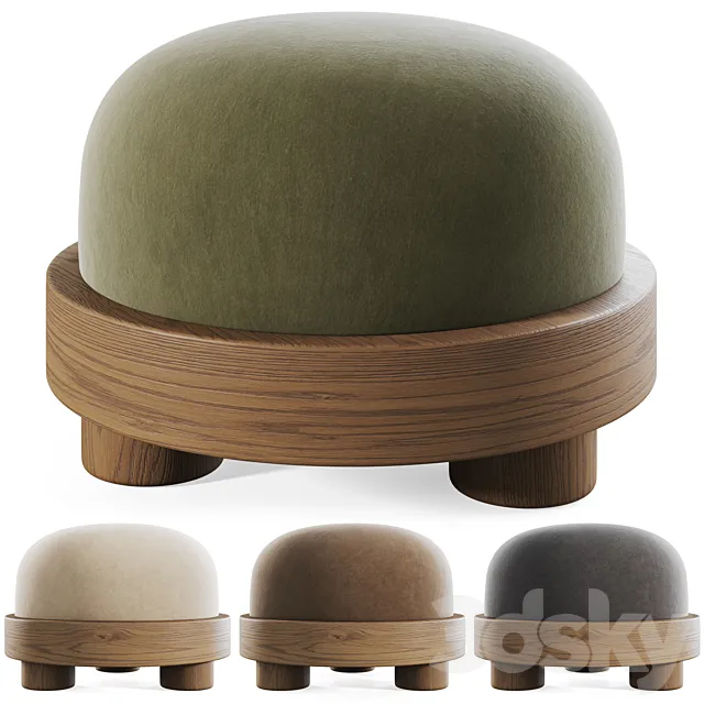 Pouffe AVA from Corner design 3DModel Pouffe AVA from Corner design 3DModel