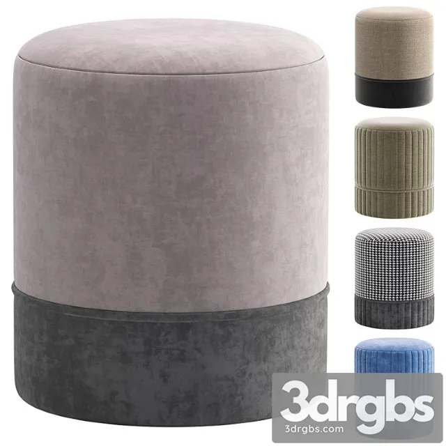 Pouffe Descartes By Inmyroom Ru Puf Dekart 3D Model Download