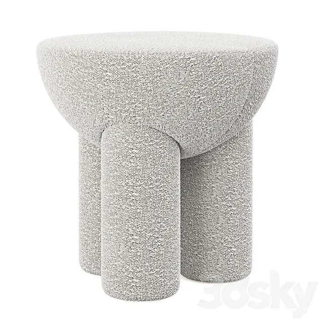 Pouffe Drew Corner design 3D Model Pouffe Drew Corner design 3D Model