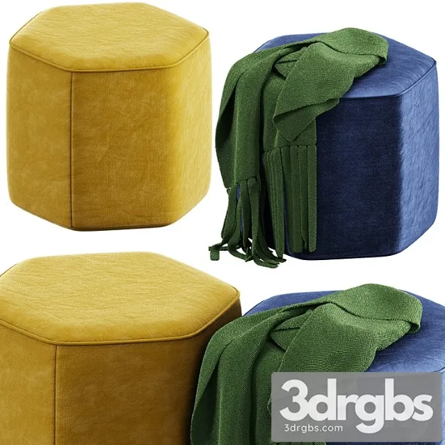 Pouffe Geda 3D Model Download