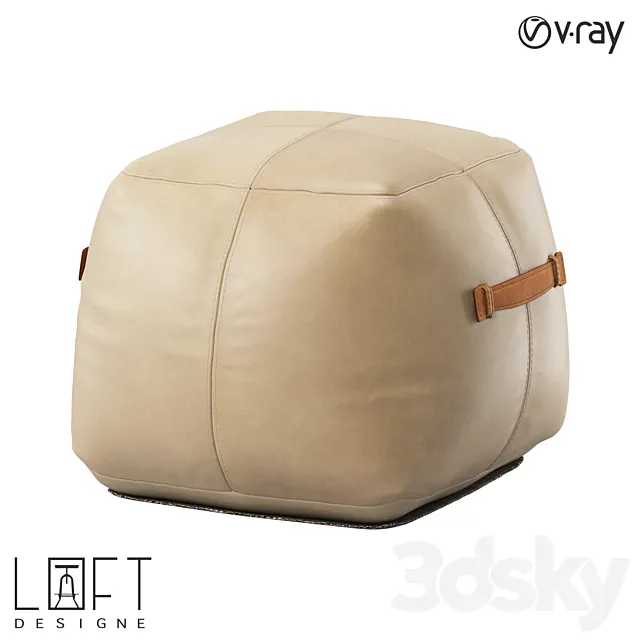 Pouffe LoftDesigne 31800 model 3D Model Pouffe LoftDesigne 31800 model 3D Model