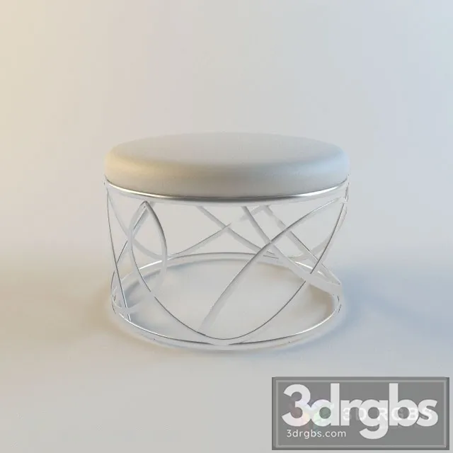 Pouffe Nuvola 1280 3D Model Download