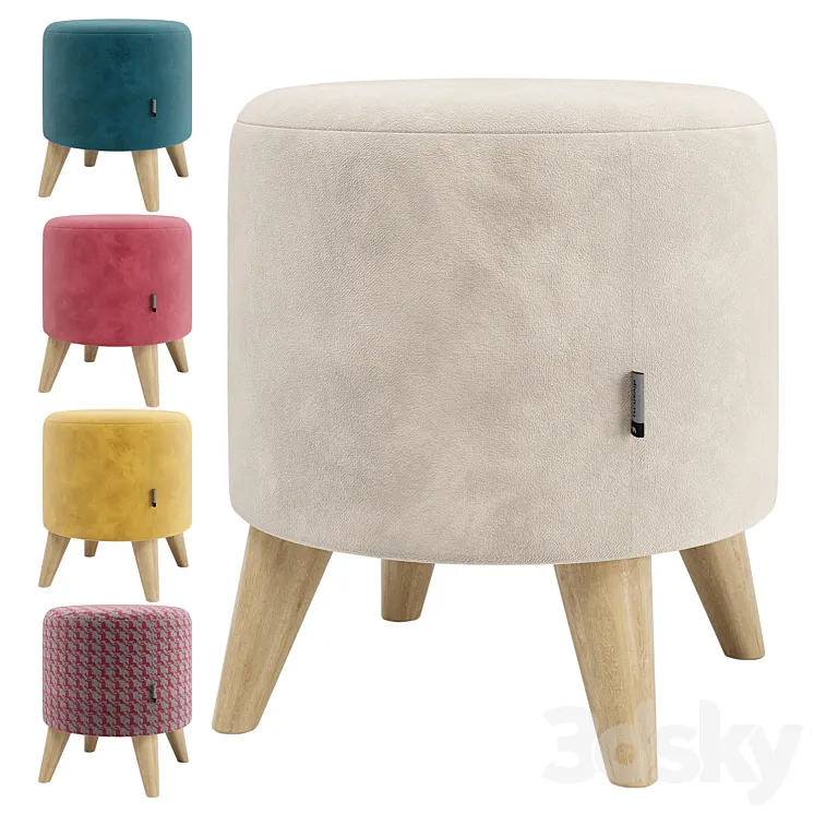 Pouffe Plidi Divan.ru 3D Model Free Download