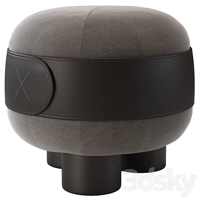 Pouffe Spesso 3D Model Pouffe Spesso 3D Model
