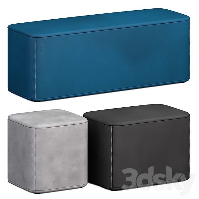 Poufs 3DModel Poufs 3DModel