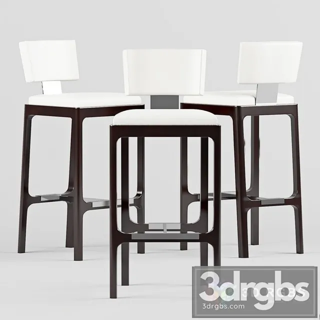 Povell Bonnell Gramercy Stool 3D Model Download Povell Bonnell Gramercy Stool 3D Model Download