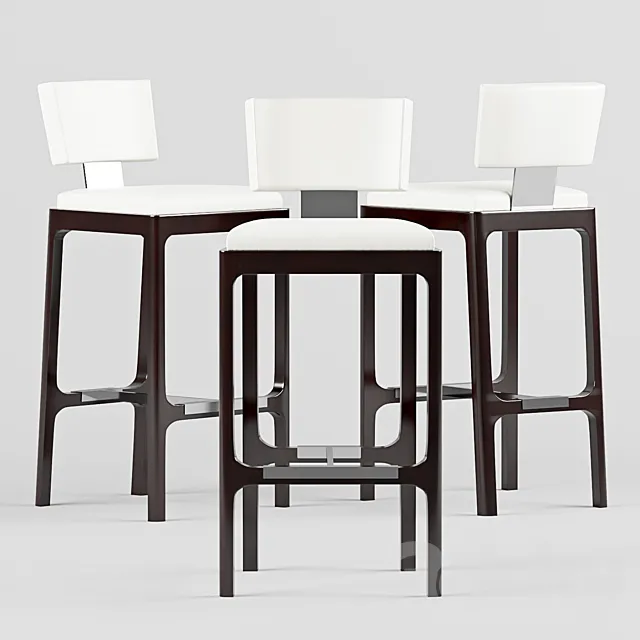 Povell Bonnell Gramercy Stool 3DModel Povell Bonnell Gramercy Stool 3DModel