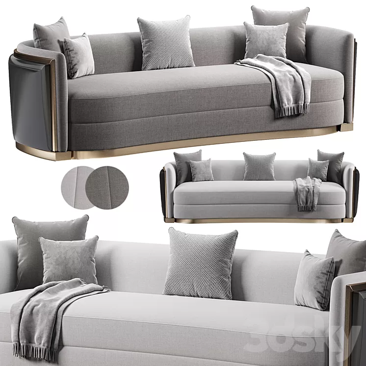 POWDERY SOFA by Bykepi 3D Model