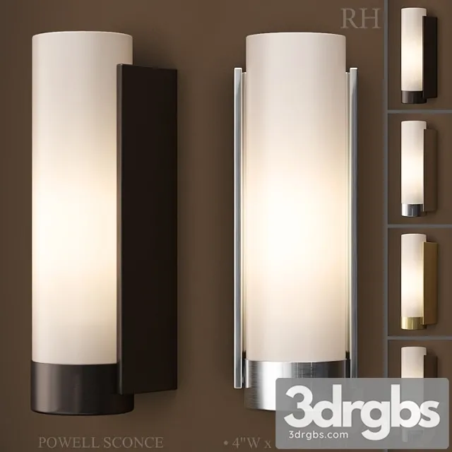 Powell sconce 3D Model Download