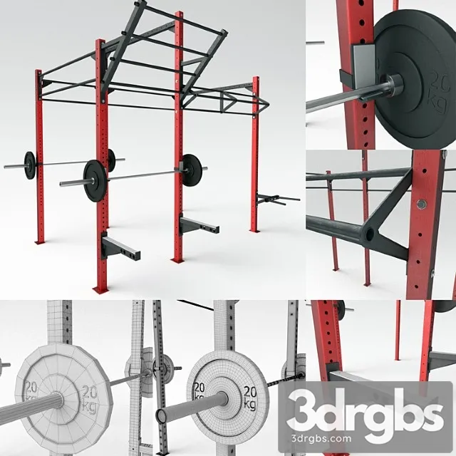 Power frame for crossfit 3D Model Download