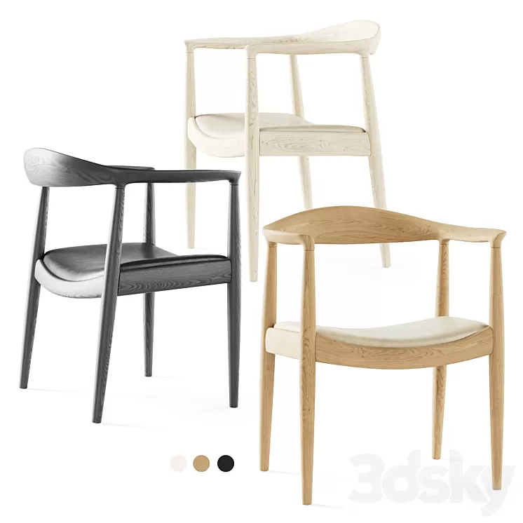 PP Mobler Wegner Chair PP503 / Mobler chair 3D Model PP Mobler Wegner Chair PP503 / Mobler chair 3D Model