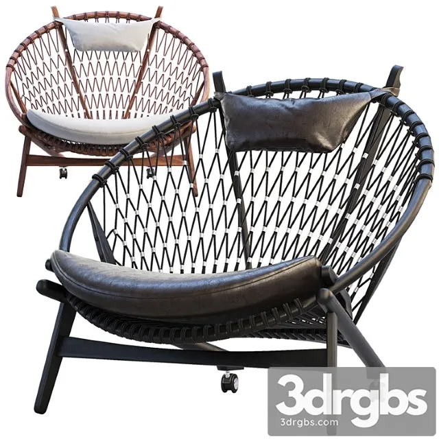 Pp130 circle chair 3D Model Download