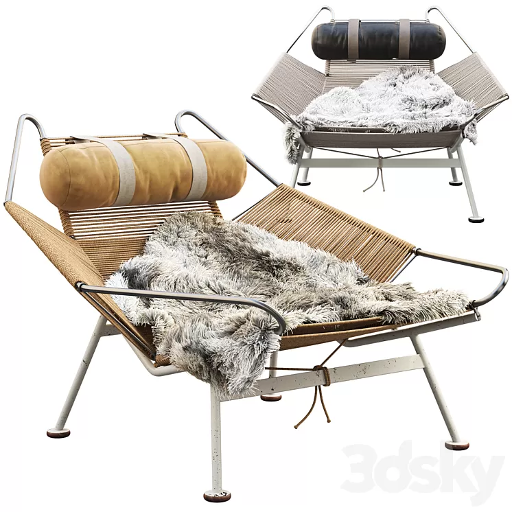 PP225 Flag Halyard chair 3D Model