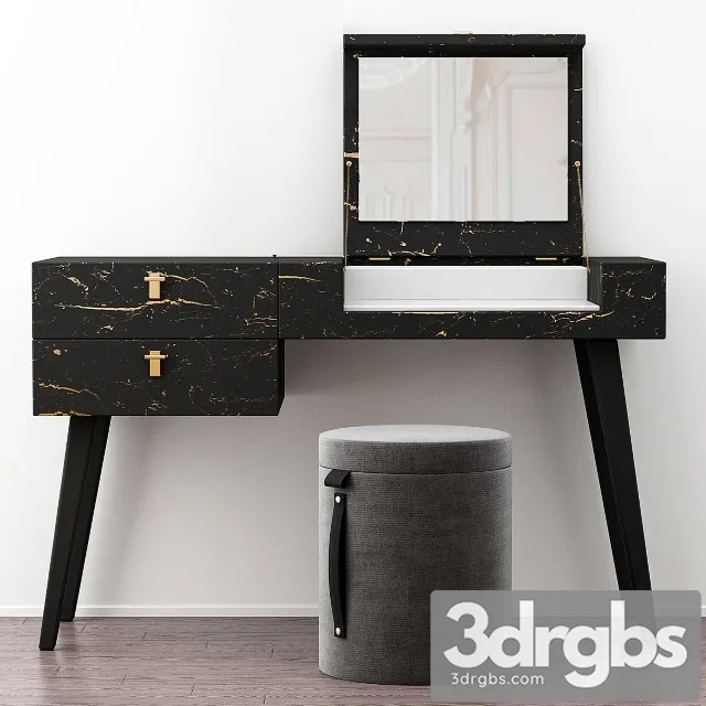 Praddy Pearl Dressing Table 3D Model Download