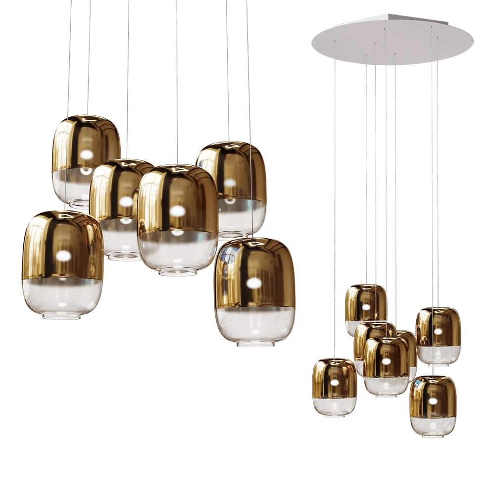 Prandina – Pendant lamp Gong mini 3D Model Prandina – Pendant lamp Gong mini 3D Model