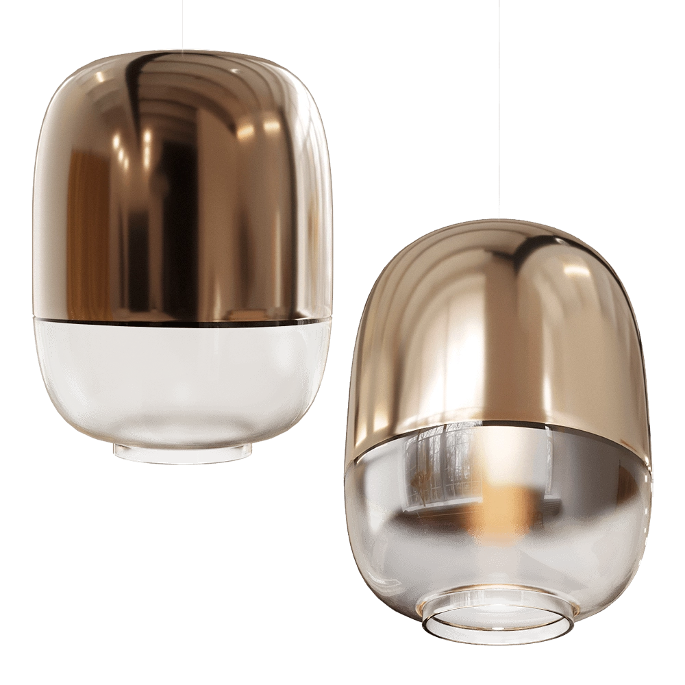 Prandina – Suspension lamp Gong 3D Model Prandina – Suspension lamp Gong 3D Model
