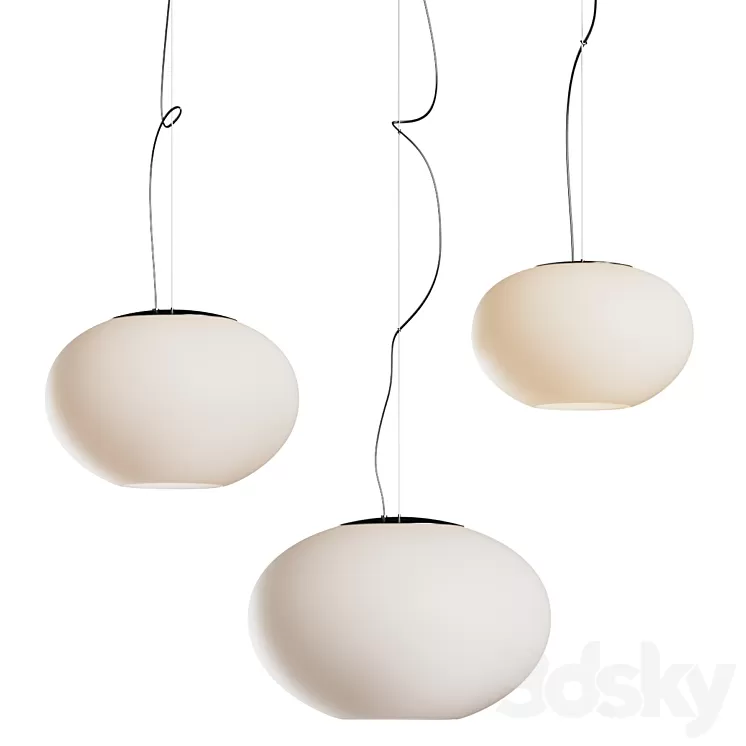 Prandina Zero Pendant Lamps 3D Model Free Download - 3DSKY Decor Helper