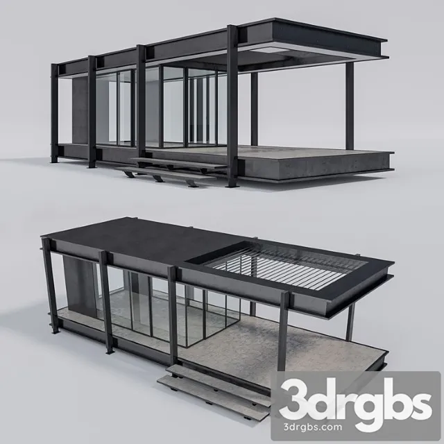 Pratic Brera B Pergolas 3D Model Download