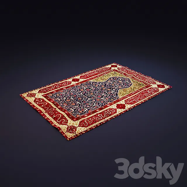 Prayer pad 3D Model Prayer pad 3D Model