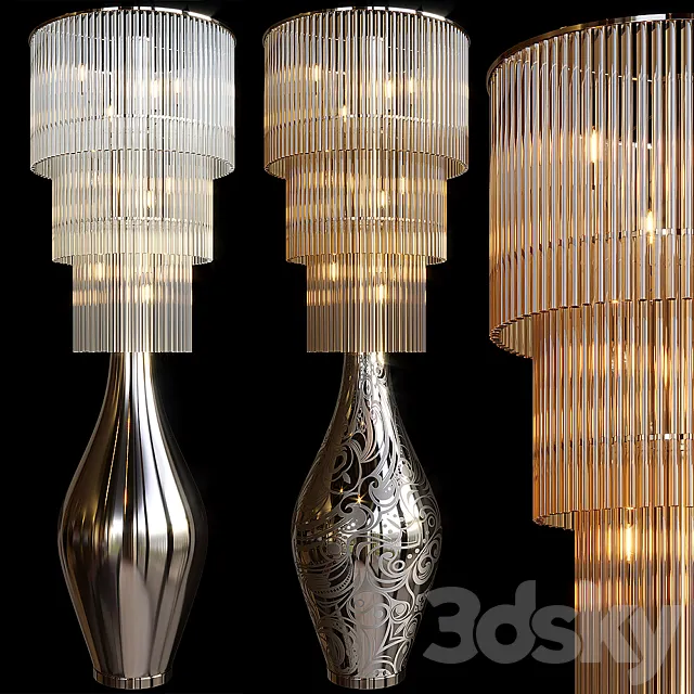 Preciosa floor lamp 3D Model Preciosa floor lamp 3D Model