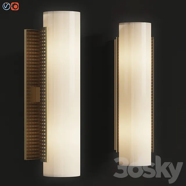 Precision Tube Sconce – kellywearstler 3D Model