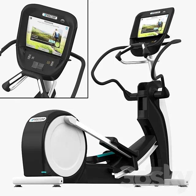 Precor EFX 883 3Q GMS2 3D Model Precor EFX 883 3Q GMS2 3D Model