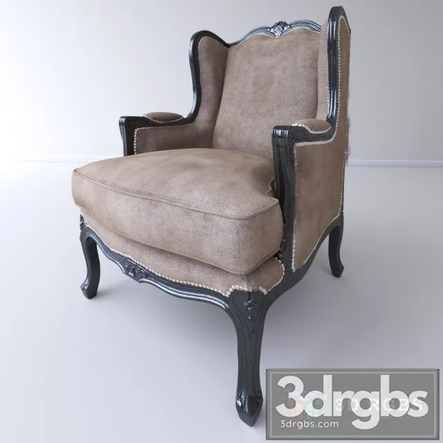 Pregno Armchair 3D Model Download