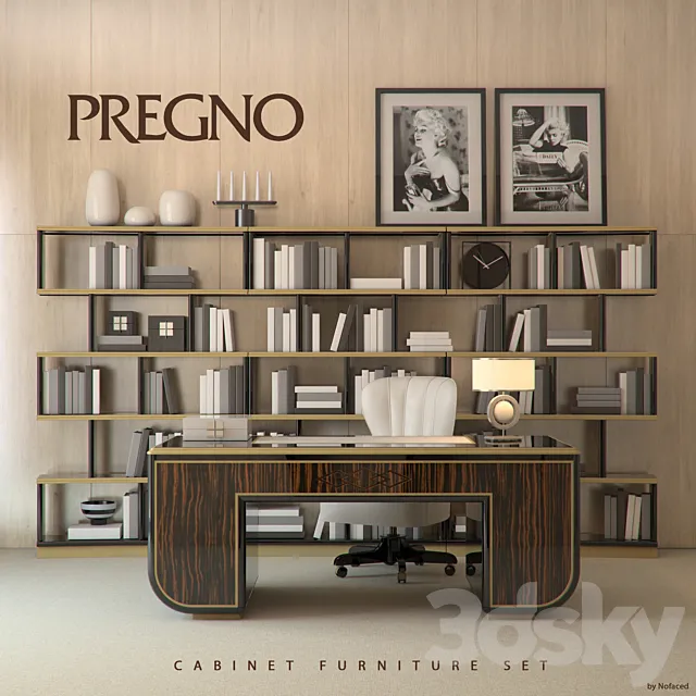 pregno cabinet set 3DModel